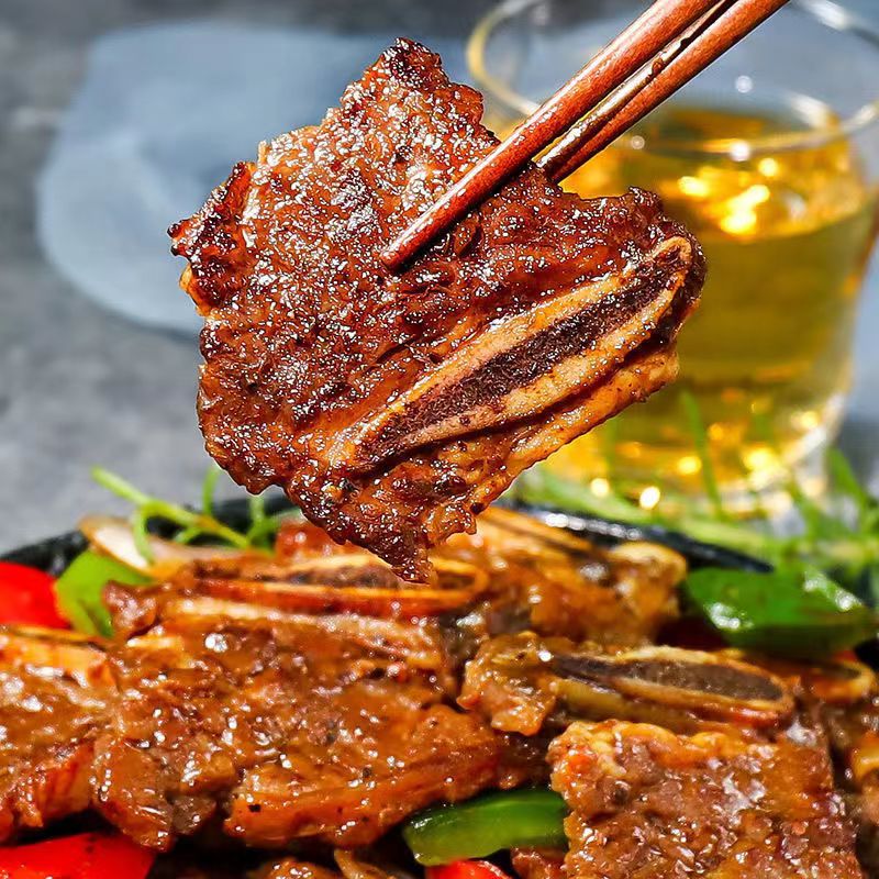【本店招牌黑椒牛排】新鲜黑椒牛仔骨鲜嫩多汁唇齿留香肉质细腻香嫩十足