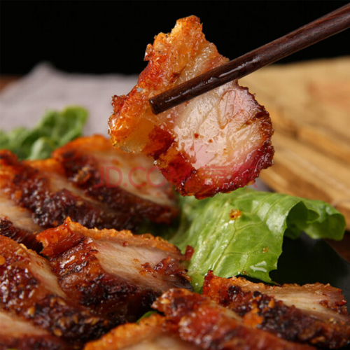  脆皮烤肉脆皮五花肉 香酥猪肉烤五花肉网红特产肉食熟食小吃 500克 