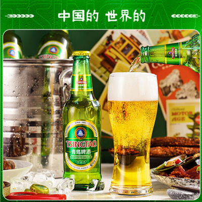 青岛啤酒（TsingTao）经典啤酒 百年酵母传世酒香