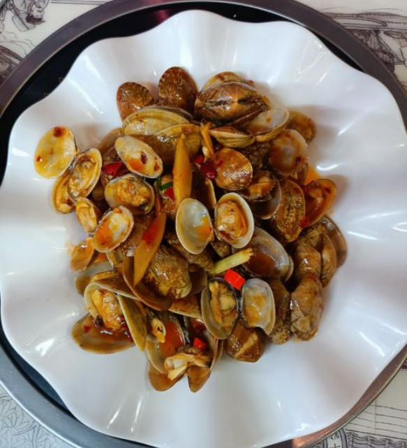 【特色海鲜】现炒现做麻辣花甲肉质鲜嫩美味多汁